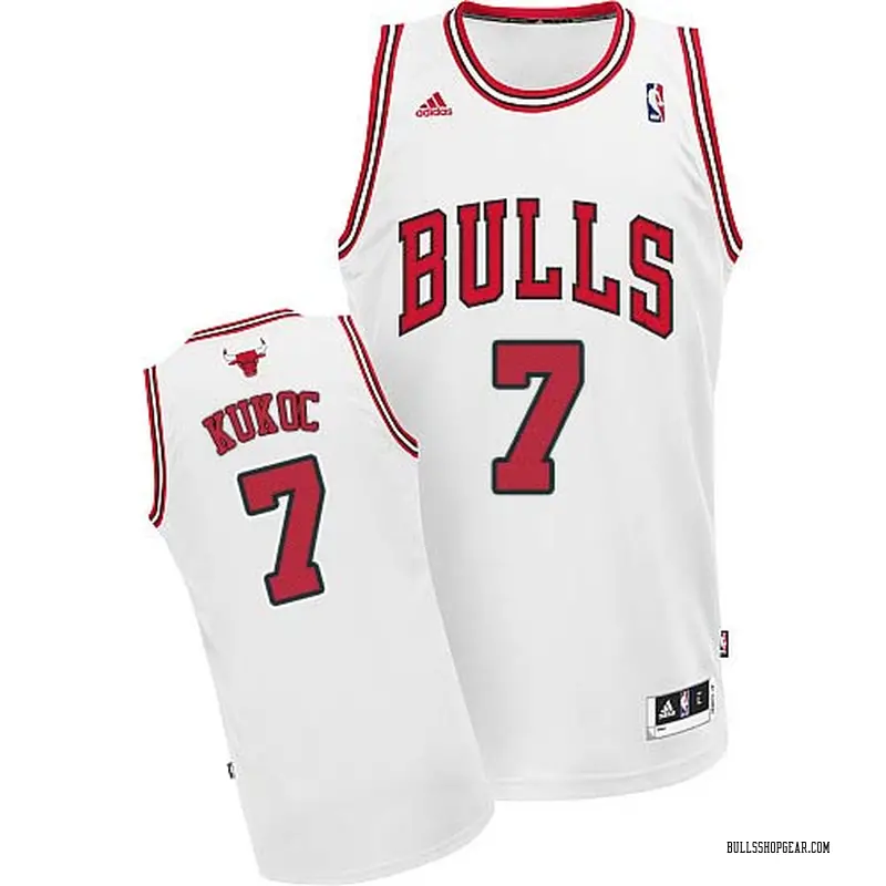 Adidas Chicago Bulls Swingman White Toni Kukoc Home Jersey - Men's