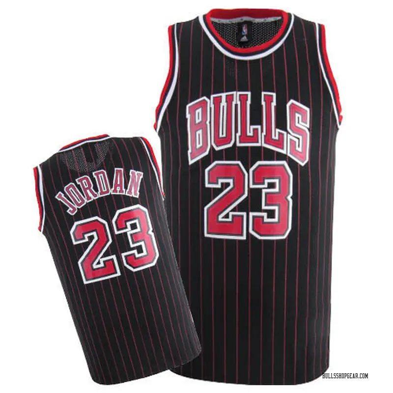 Mitchell & Ness Michael Jordan Chicago Bulls 1996-97 Alternate Authentic NBA Jersey Black/Red/White