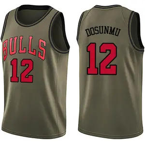 Nike / Men's Chicago Bulls Ayo Dosunmu #12 Black T-Shirt