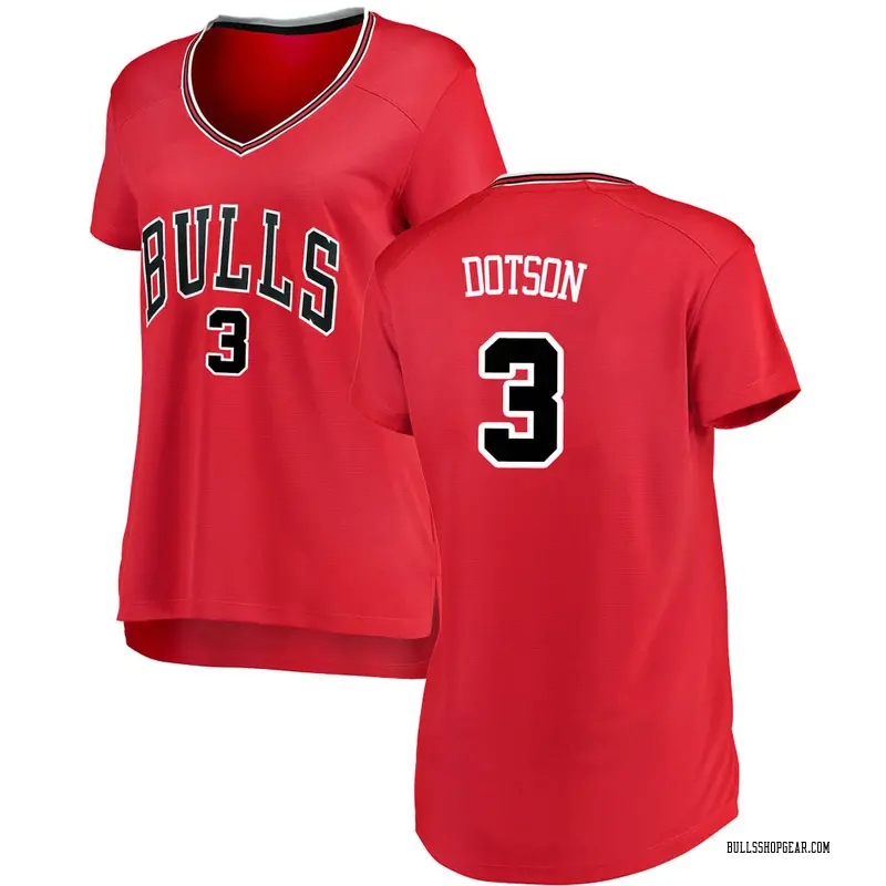 Fanatics Branded Chicago Bulls Swingman Red Devon Dotson Jersey - Icon Edition - Women's