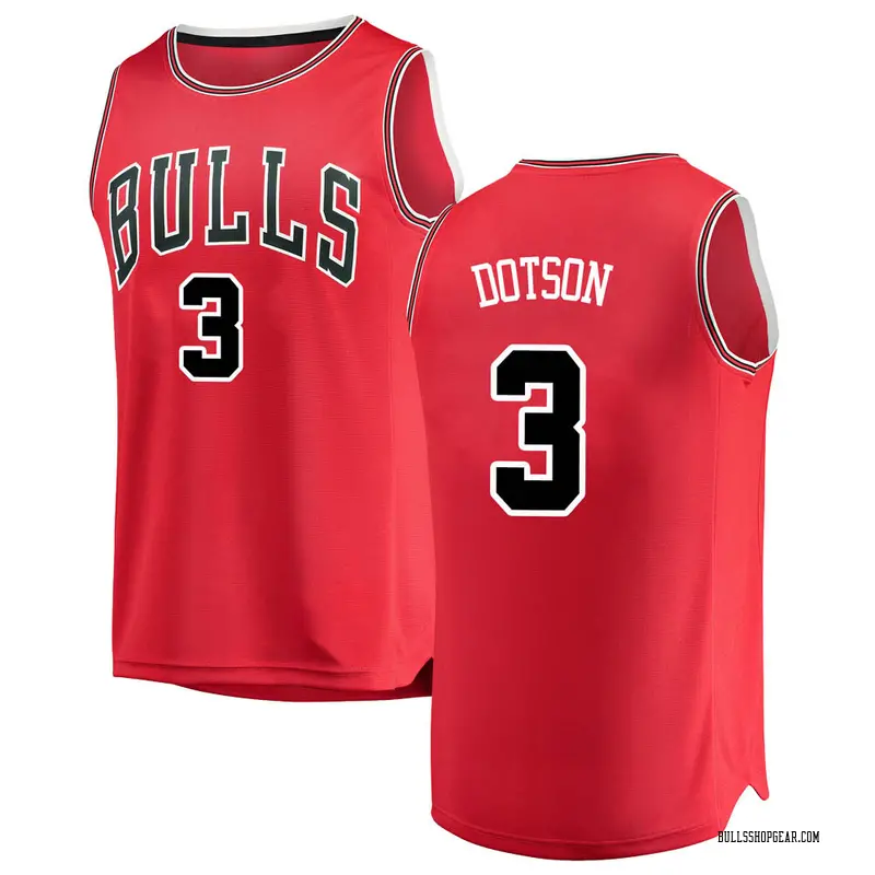 Fanatics Branded Chicago Bulls Swingman Red Devon Dotson Jersey - Icon Edition - Youth
