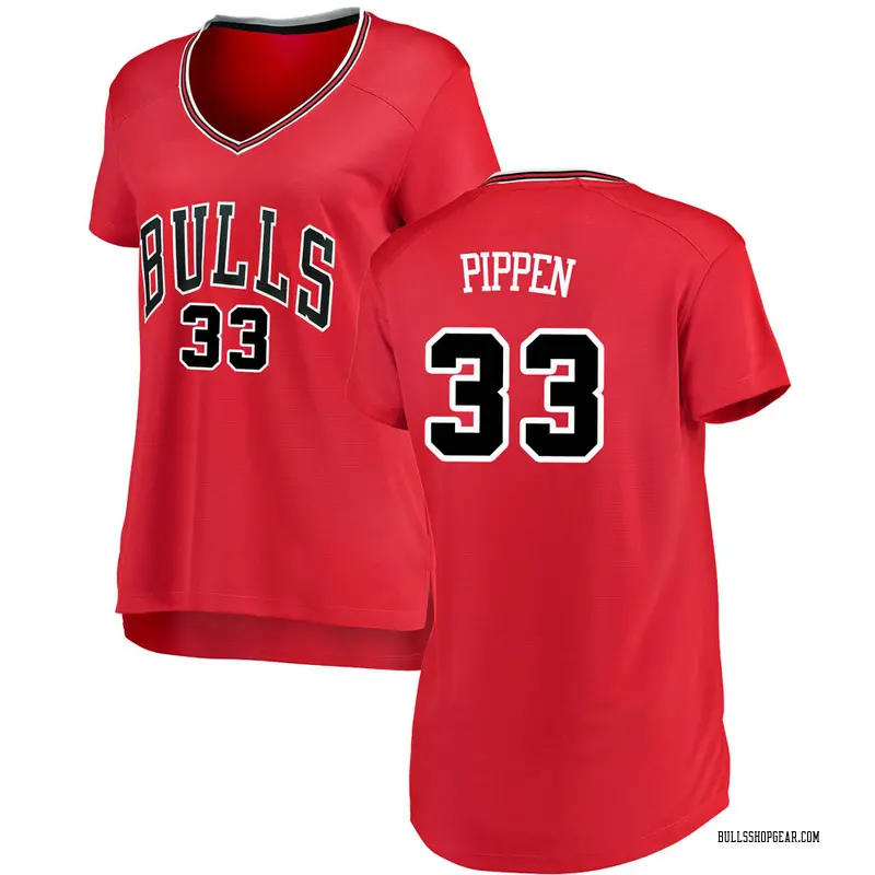 scottie pippen red jersey