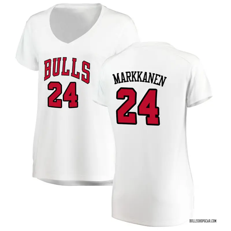 Fanatics Branded Chicago Bulls Swingman White Lauri Markkanen Fast Break Jersey - Association