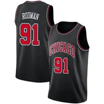 rodman black bulls jersey