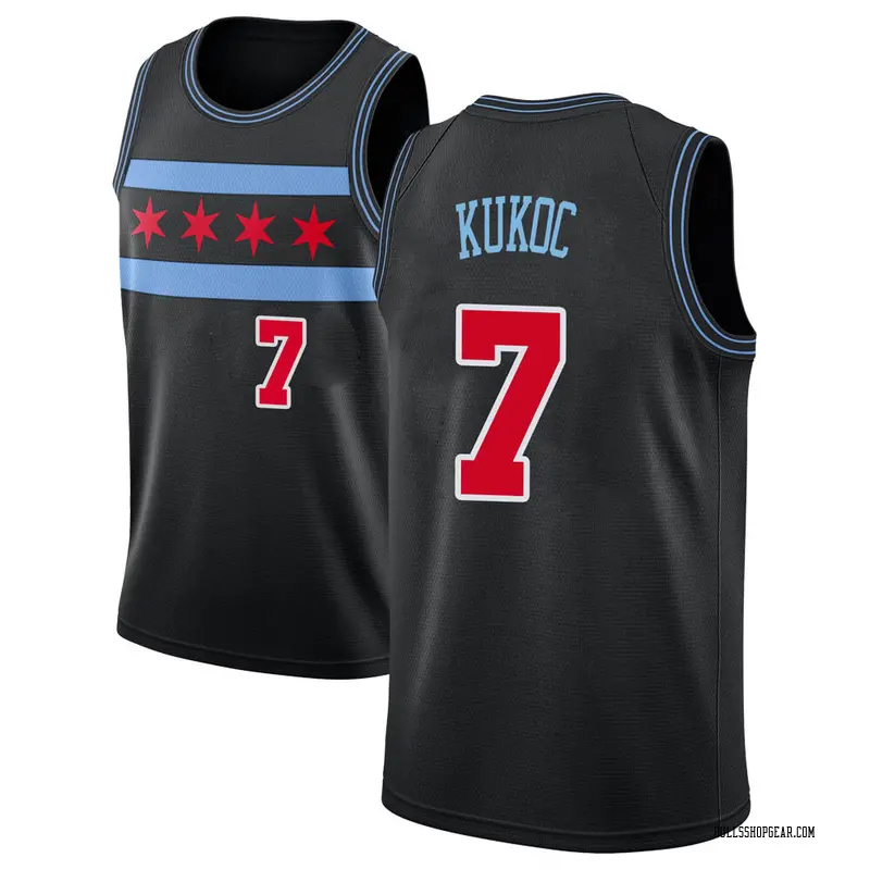 Chicago Bulls Swingman Black Toni Kukoc 