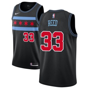 Chicago Bulls Swingman Black Willie Reed 2018/19 Jersey - City Edition - Youth