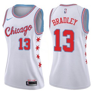 Chicago Bulls Swingman White Tony Bradley Jersey - City Edition - Women's