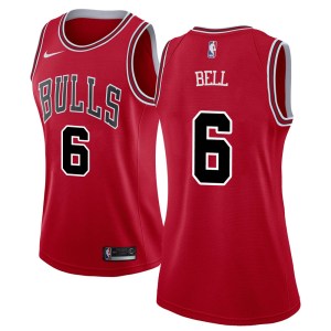 Chicago Bulls Swingman Red Jordan Bell Jersey - Icon Edition - Women's