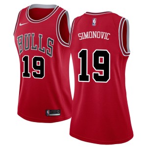 Chicago Bulls Swingman Red Marko Simonovic Jersey - Icon Edition - Women's