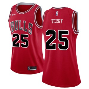 Chicago Bulls Swingman Red Dalen Terry Jersey - Icon Edition - Women's