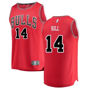 Chicago Bulls Swingman Red Malcolm Hill Jersey - Icon Edition - Men's