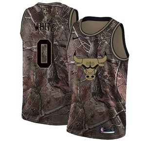 Chicago Bulls Swingman White Coby White Camo Realtree Collection Jersey - Men's