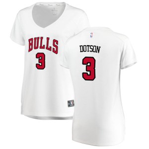 Chicago Bulls White Devon Dotson Fast Break Jersey - Association Edition - Women's