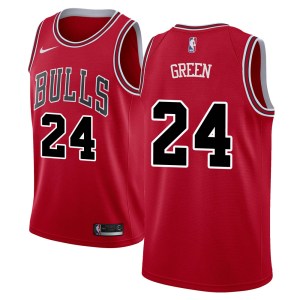 Chicago Bulls Swingman Green Javonte Green Red Jersey - Icon Edition - Youth