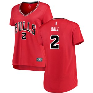 Chicago Bulls Swingman Red Lonzo Ball Jersey - Icon Edition - Women's