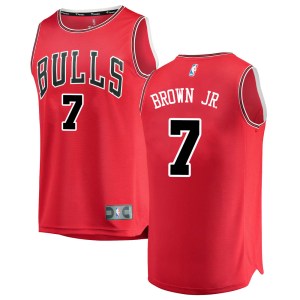Chicago Bulls Swingman Red Troy Brown Jr. Jersey - Icon Edition - Youth