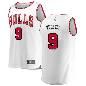 Chicago Bulls White Nikola Vucevic Fast Break Jersey - Association Edition - Youth