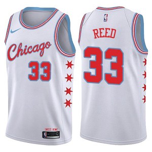 Chicago Bulls Swingman White Willie Reed Jersey - City Edition - Youth