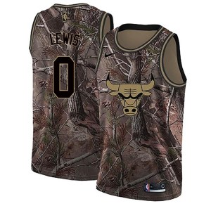 Chicago Bulls Swingman Camo Justin Lewis Realtree Collection Jersey - Youth