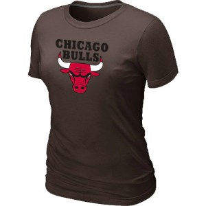Chicago Bulls Brown Big & Tall Primary Logo T-Shirt - - Women's