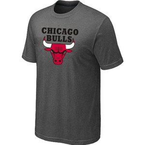 Chicago Bulls Dark Grey Big & Tall Short Sleeve T-Shirt - - Men's