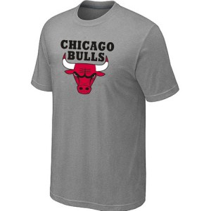 Chicago Bulls Grey Big & Tall Short Sleeve T-Shirt - Light - Men's
