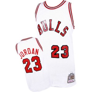 Chicago Bulls Swingman White Michael Jordan 1984-1985 Hardwood Classics Throwback Jersey - Men's