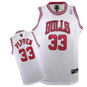 Chicago Bulls Swingman White Scottie Pippen Jersey - Men's