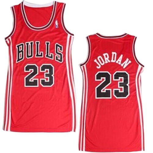 Adidas Chicago Bulls Swingman Red Michael Jordan Dress Jersey - Women's